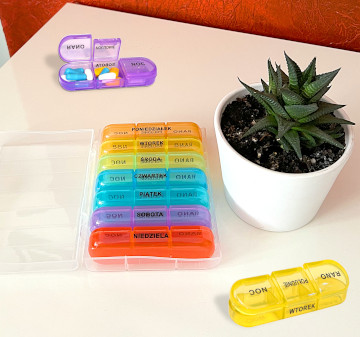 Kasetka na lekarstwa – organizer tygodniowy leków